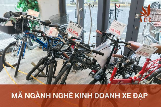 Mã ngành nghề kinh doanh xe đạp