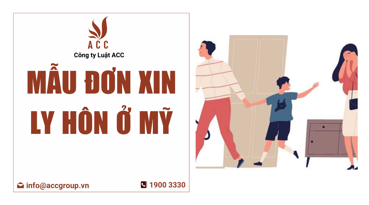 Mẫu đơn xin ly hôn ở Mỹ