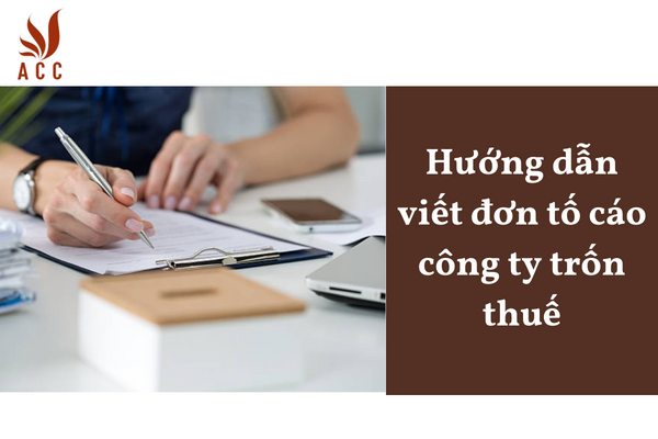 Hướng dẫn viết đơn tố cáo công ty trốn thuế