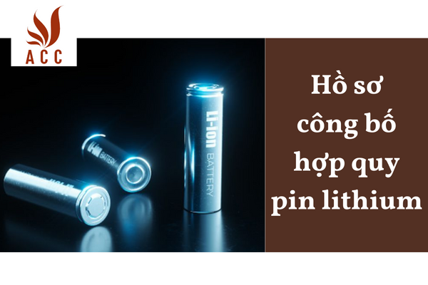 Hồ sơ công bố hợp quy pin lithium