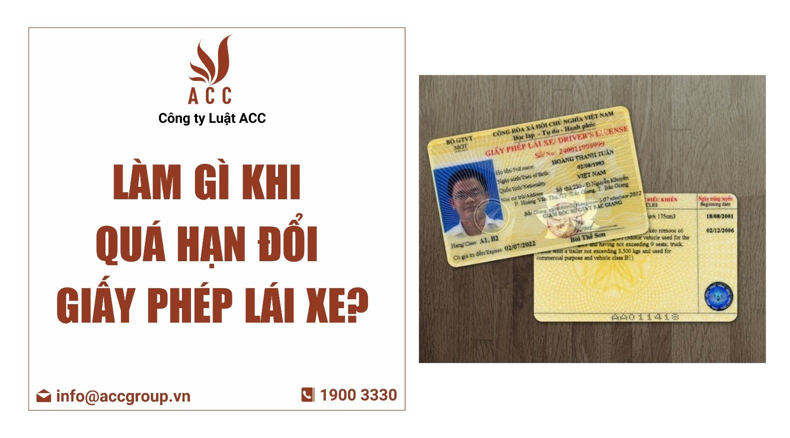quá hạn đổi giấy phép lái xe