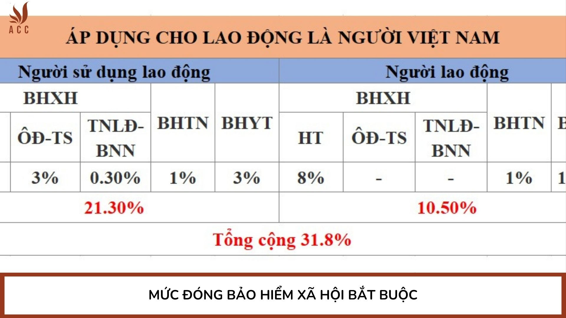 Quy định về mức đóng bảo hiểm xã hội bắt buộc
