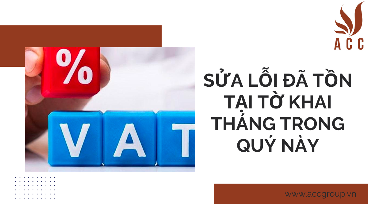 Sửa lỗi đã tồn tại tờ khai tháng trong quý này