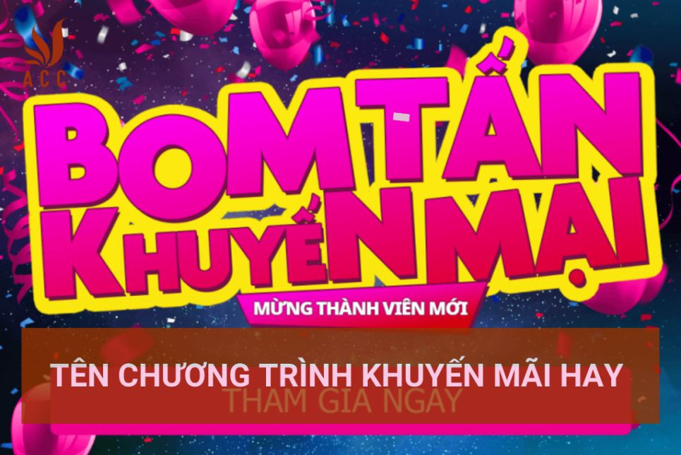 Tên chương trình khuyến mãi hay