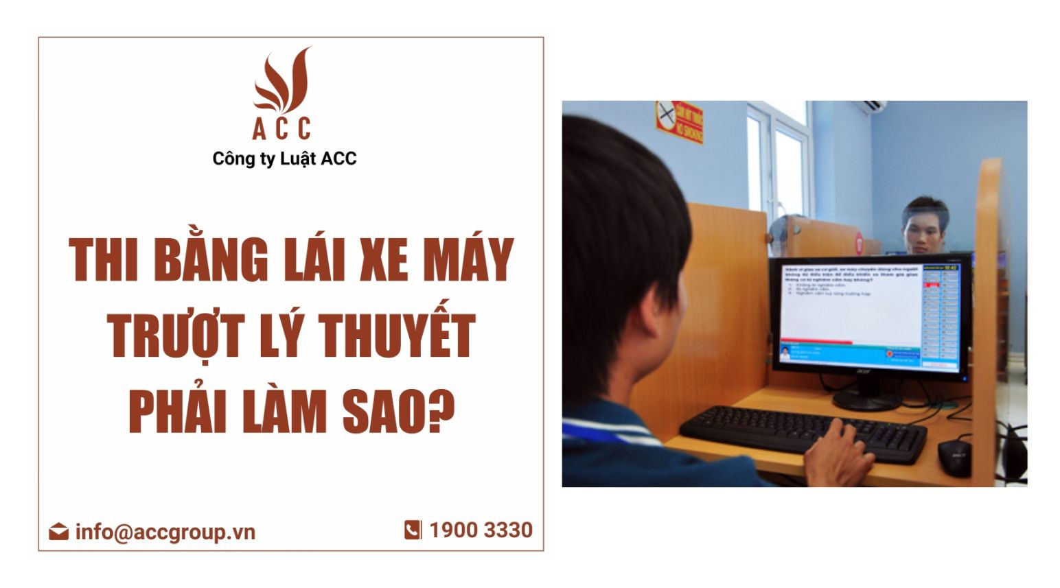 thi bằng lái xe máy trượt lý thuyết