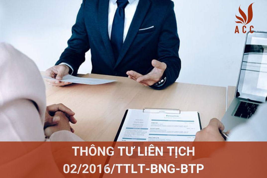 Thông tư liên tịch 02/2016/TTLT-BNG-BTP