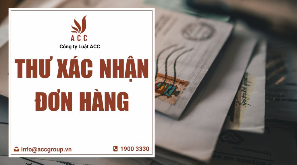Thư xác nhận đơn hàng