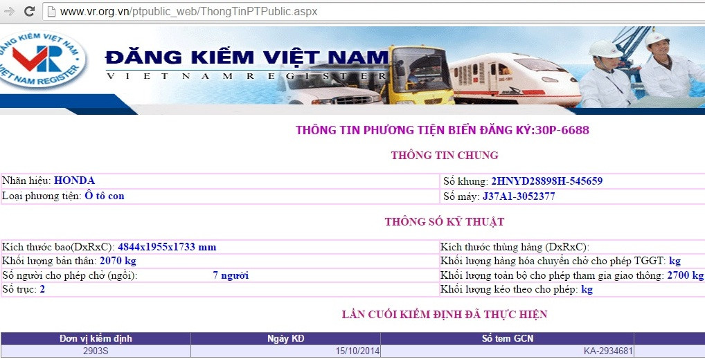 Tra Cứu Biển Số Xe Ô Tô Online