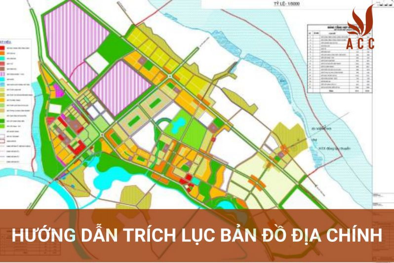 Hướng dẫn trích lục bản đồ địa chính
