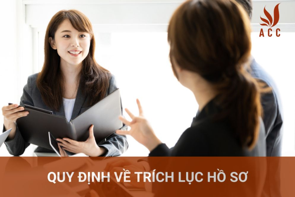 Quy định về trích lục hồ sơ