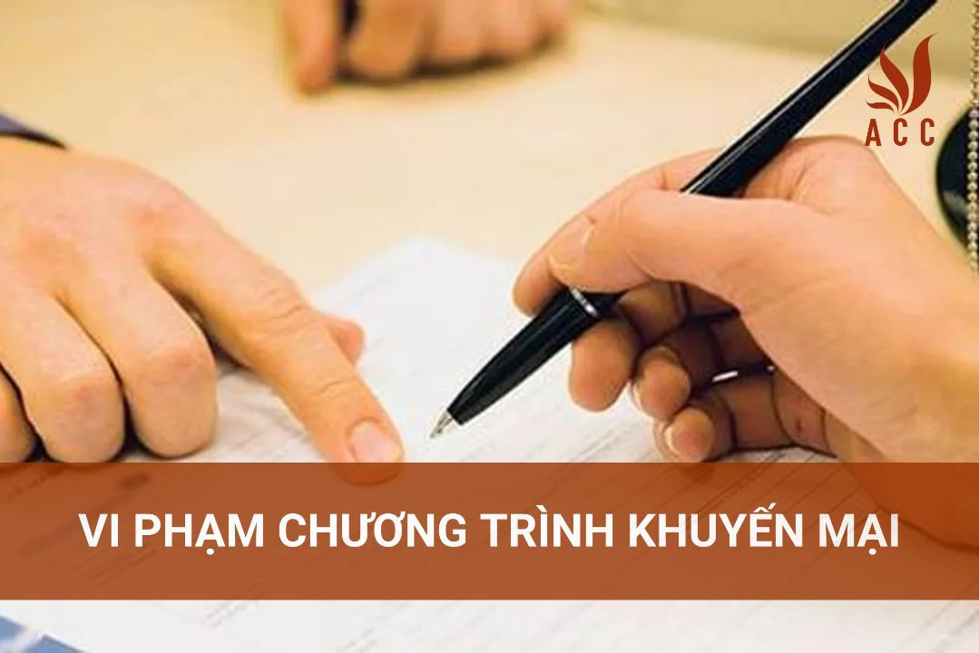 Vi phạm chương trình khuyến mại