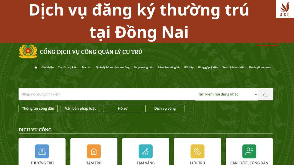 Dịch vụ đăng ký thường trú tại Đồng Nai