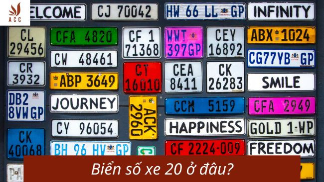 Biển số xe 20