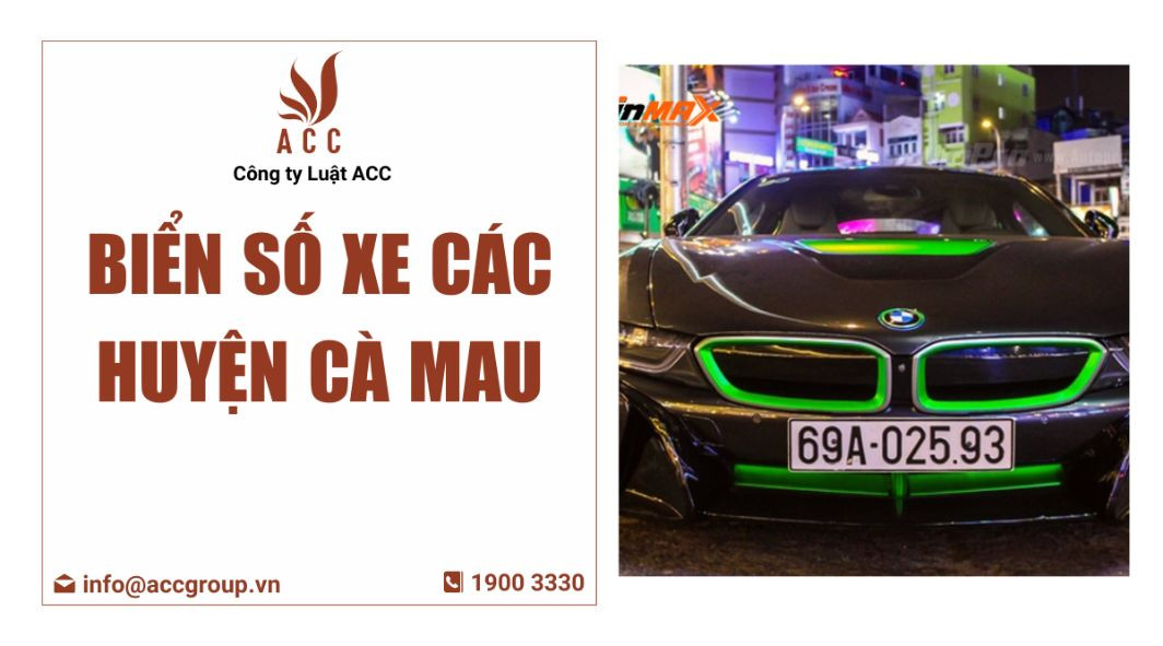 biển số xe các huyện cà mau