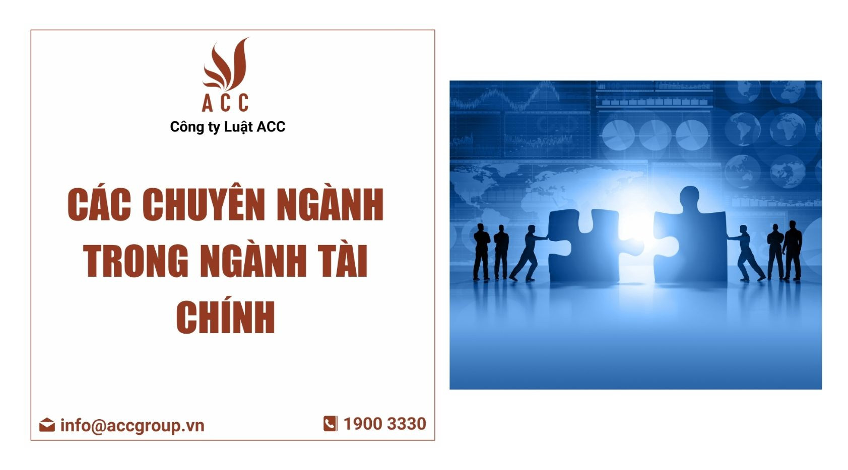 Các chuyên ngành trong ngành tài chính