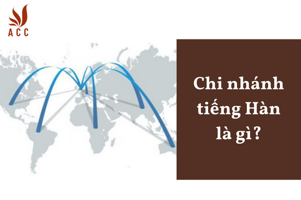 Chi nhánh tiếng Hàn là gì?
