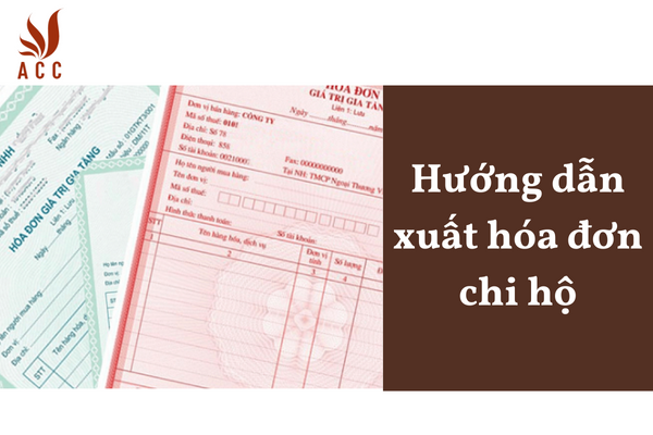 Hướng dẫn xuất hóa đơn chi hộ