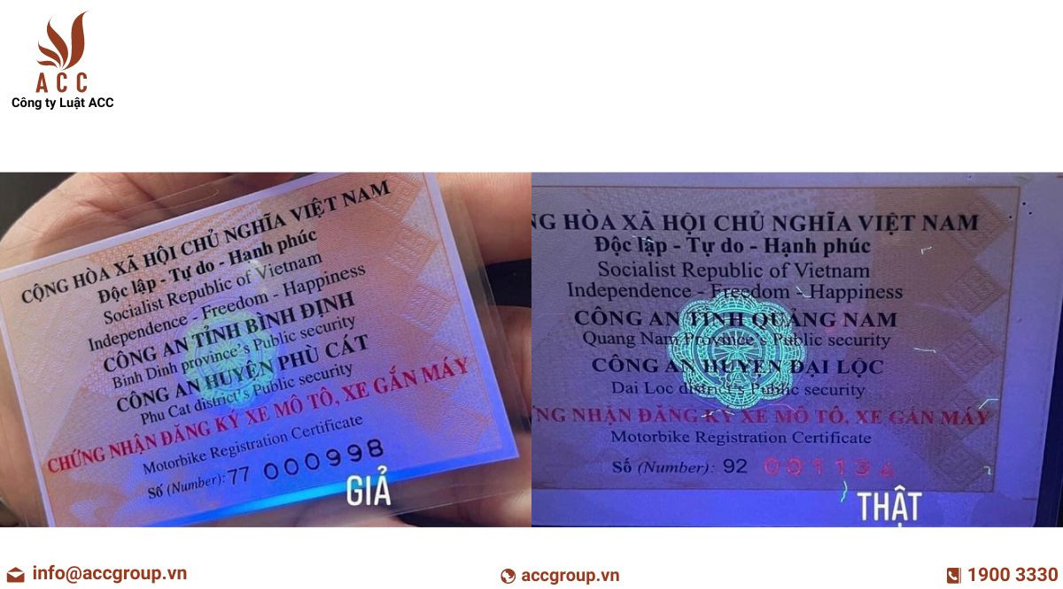 Cách nhận biết cavet xe giả chi tiết nhất