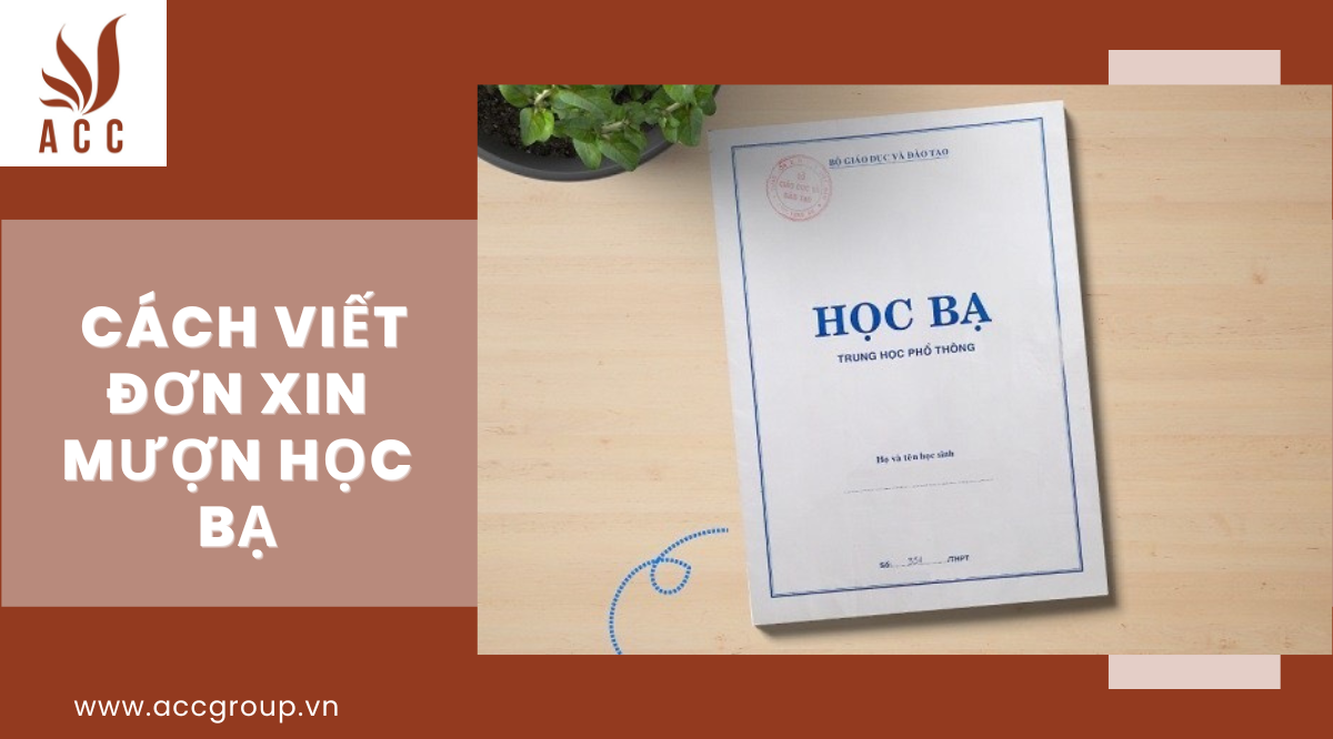 Cách viết đơn xin mượn học bạ