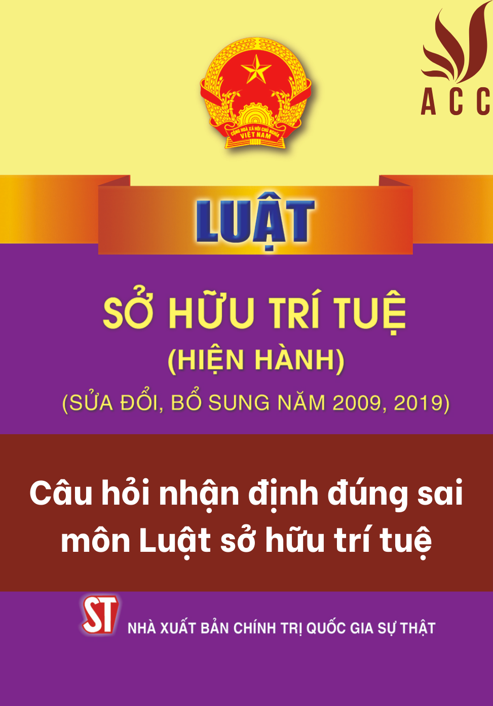 Câu hỏi nhận định đúng sai môn Luật sở hữu trí tuệ