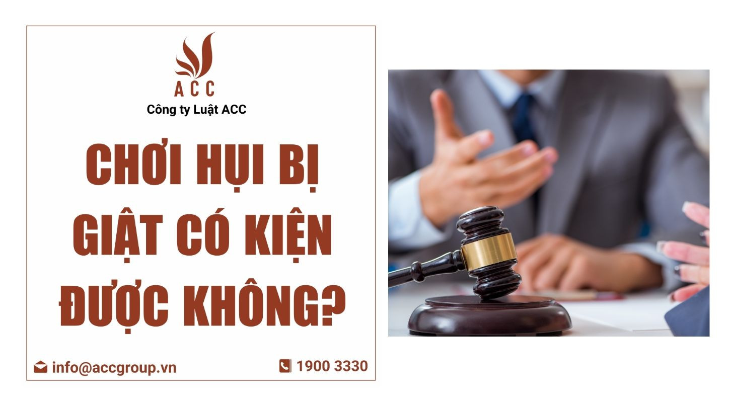 Chơi hụi bị giật có kiện được không