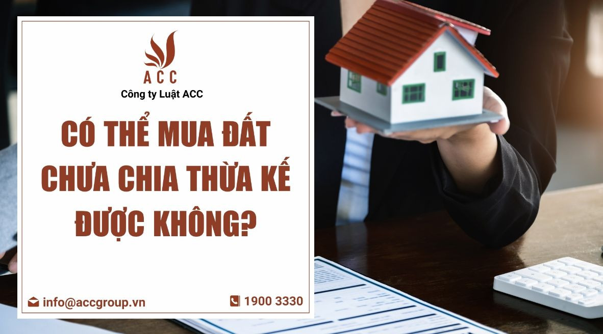 Có thể mua đất chưa chia thừa kế được không