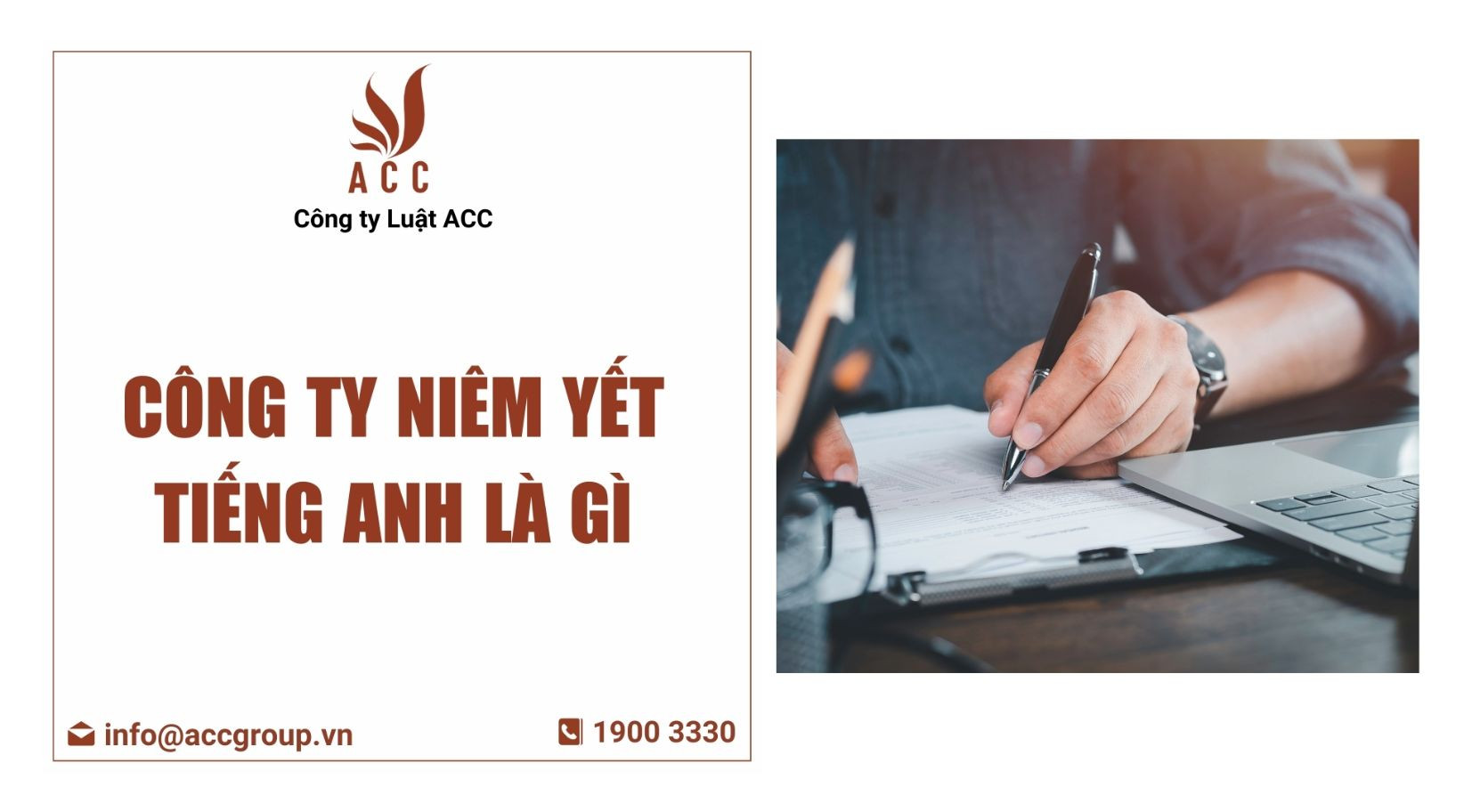 Công ty niêm yết tiếng anh là gì?