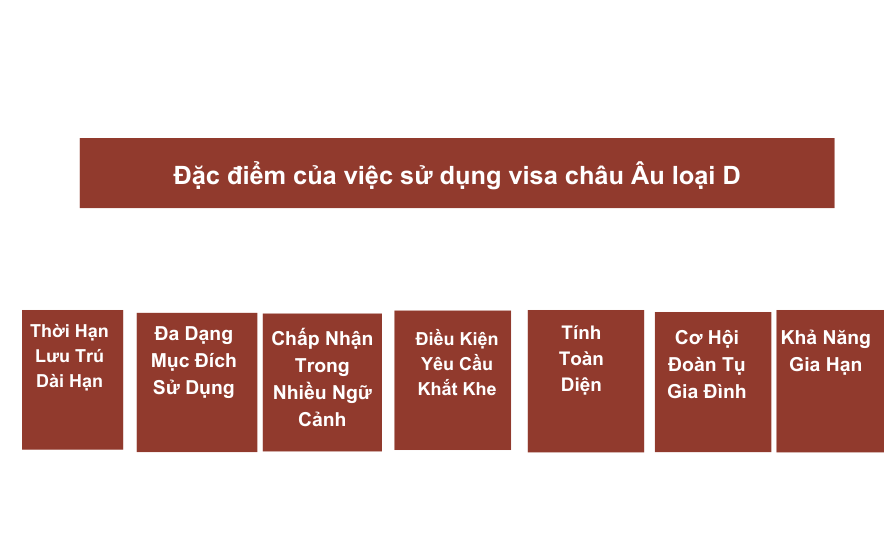 Đặc điểm của việc sử dụng visa châu Âu loại D
