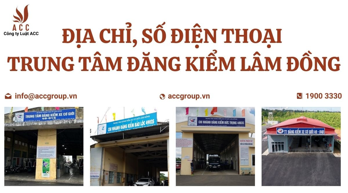 Địa chỉ, số điện thoại trung tâm đăng kiểm Lâm Đồng