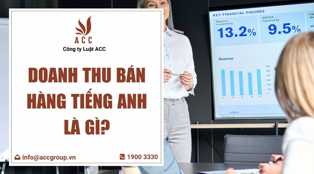 Doanh thu bán hàng tiếng anh là gì