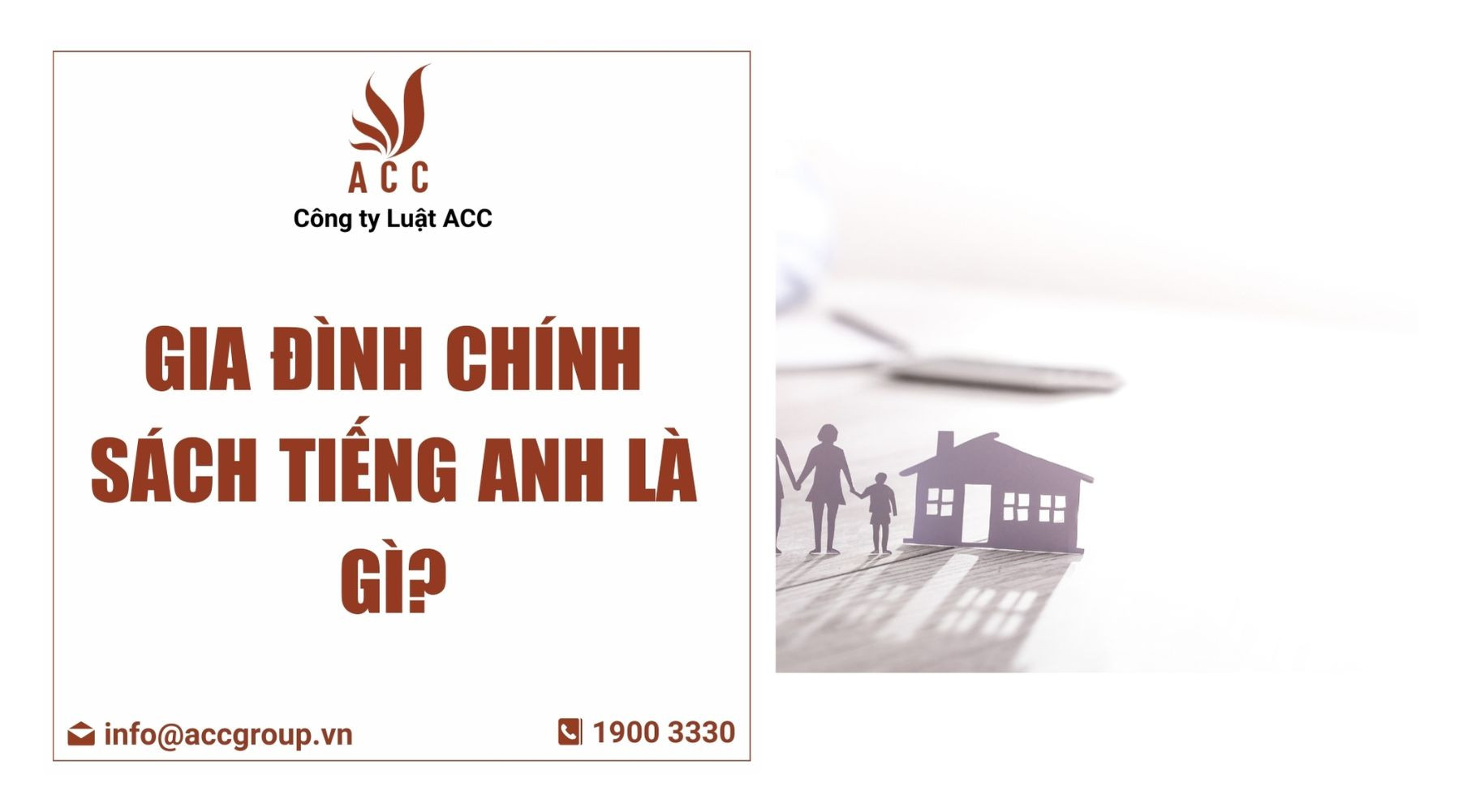 Gia đình chính sách tiếng Anh là gì