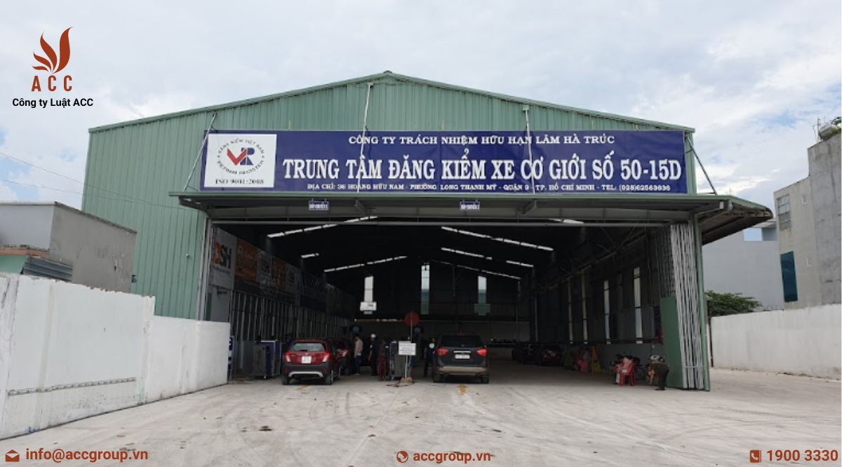 Giới thiệu chung về Trung tâm đăng kiểm xe cơ giới 50-15D