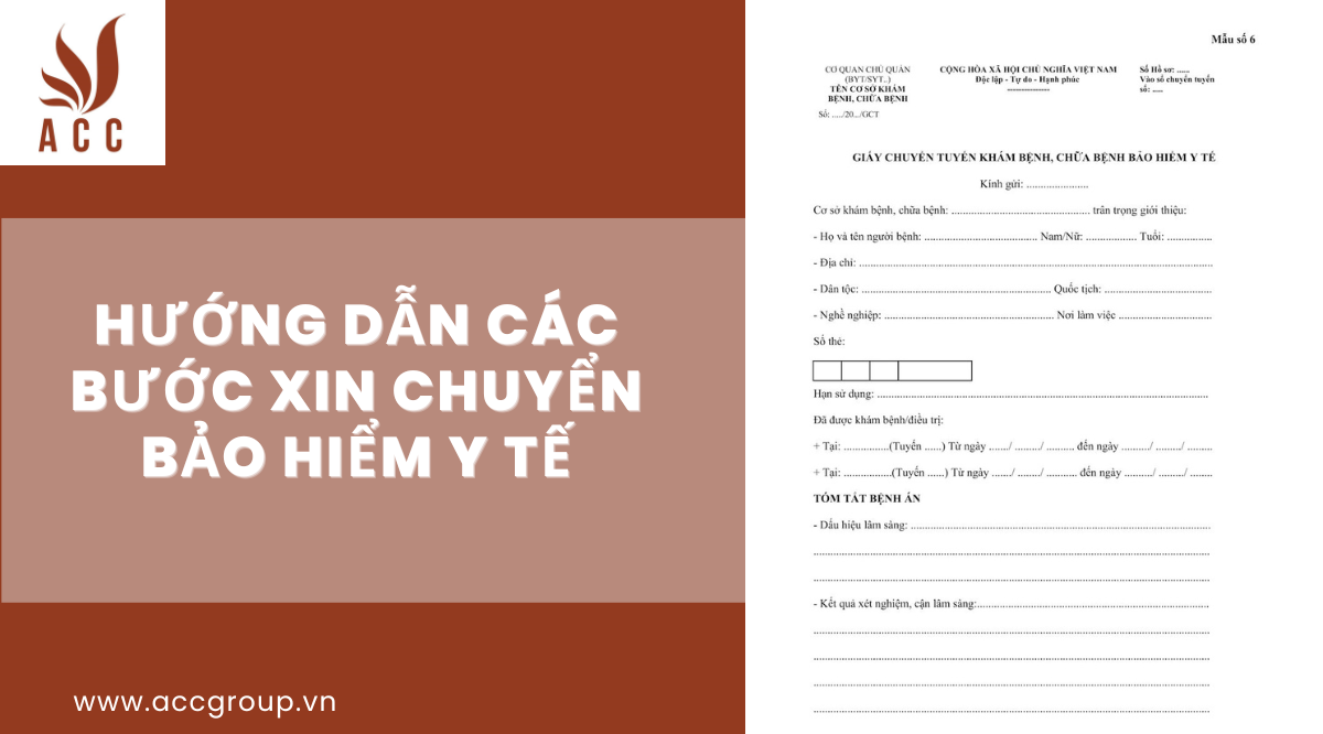 Hướng dẫn các bước xin chuyển bảo hiểm y tế