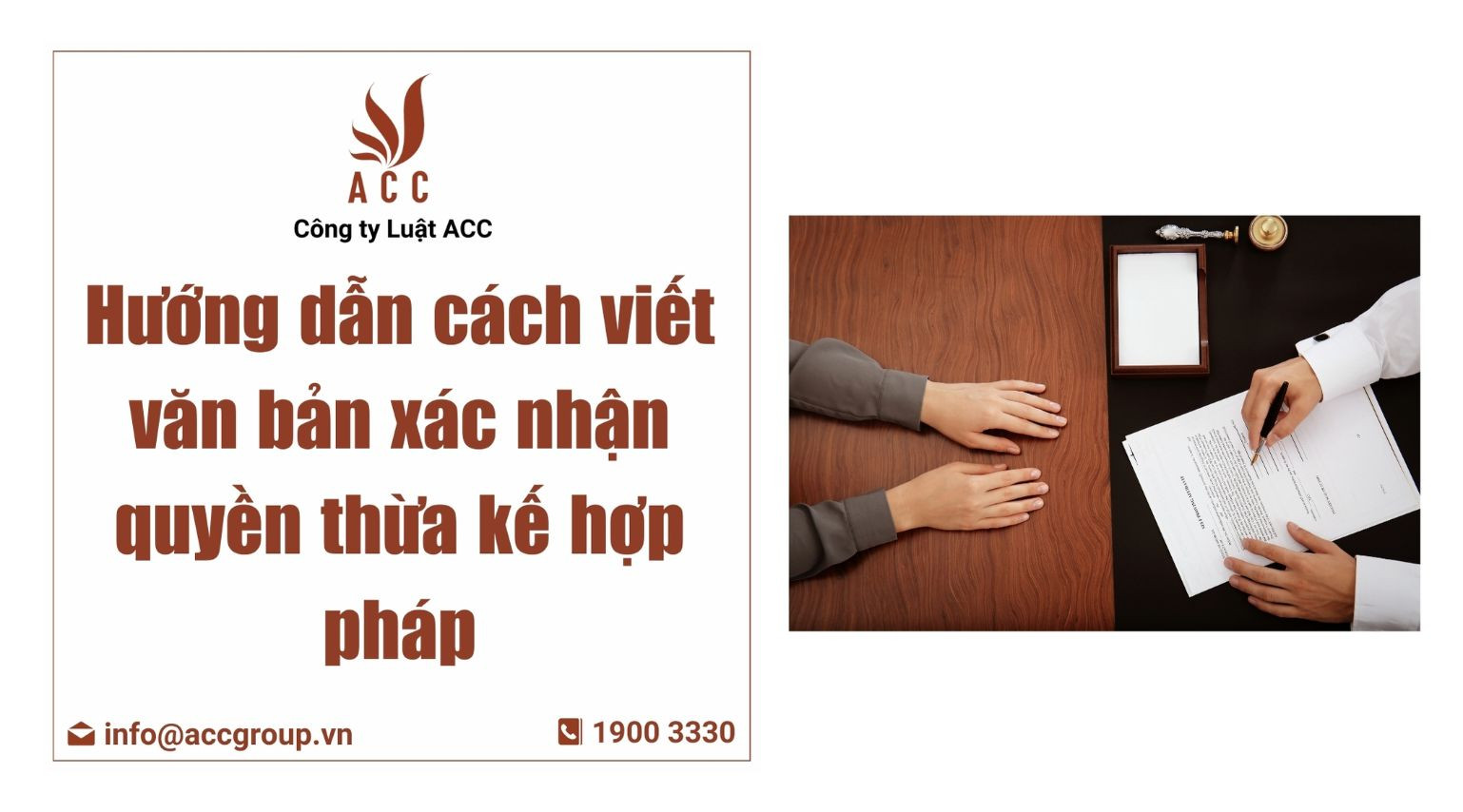 Hướng dẫn cách viết văn bản xác nhận quyền thừa kế hợp pháp