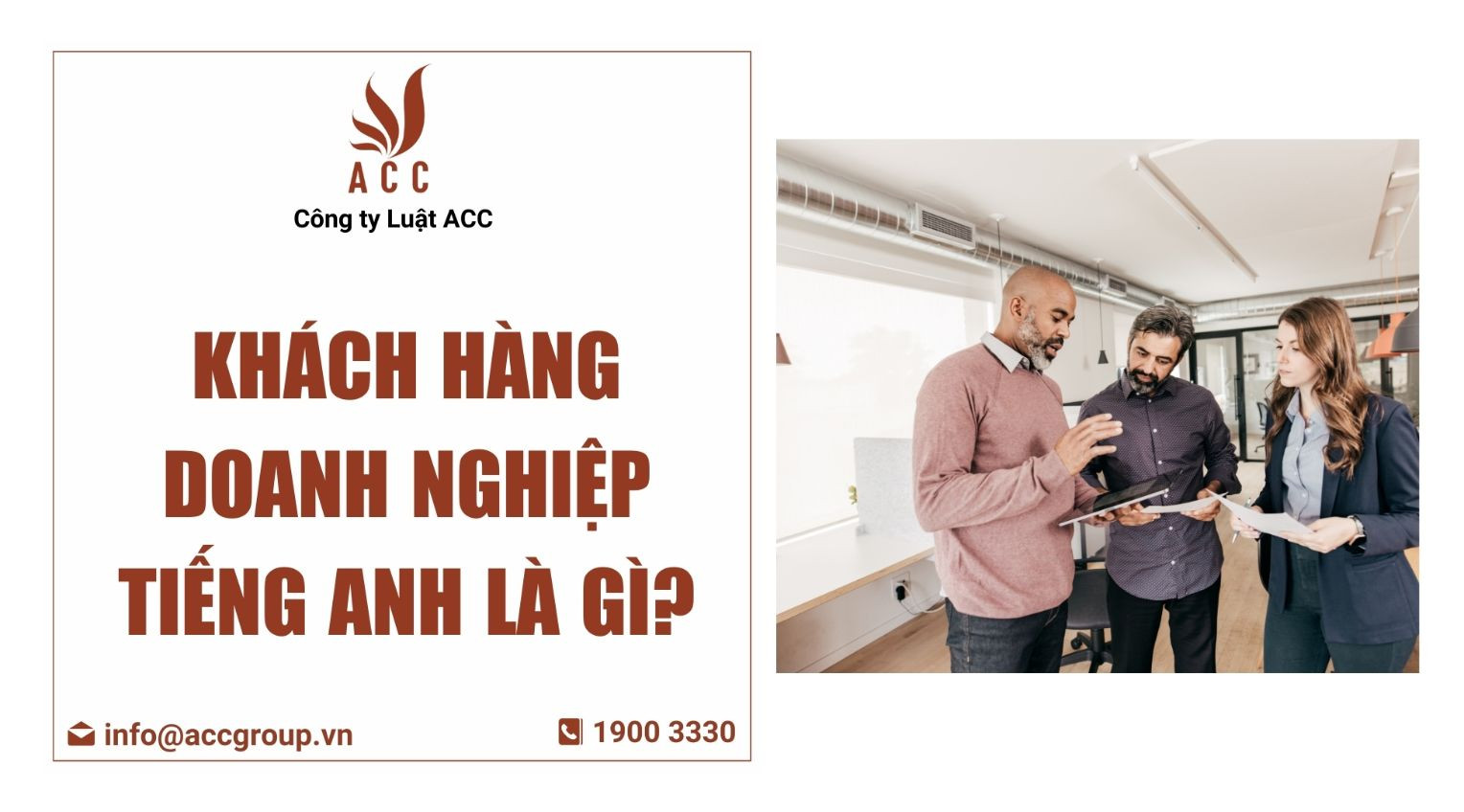 Khách hàng doanh nghiệp tiếng anh là gì