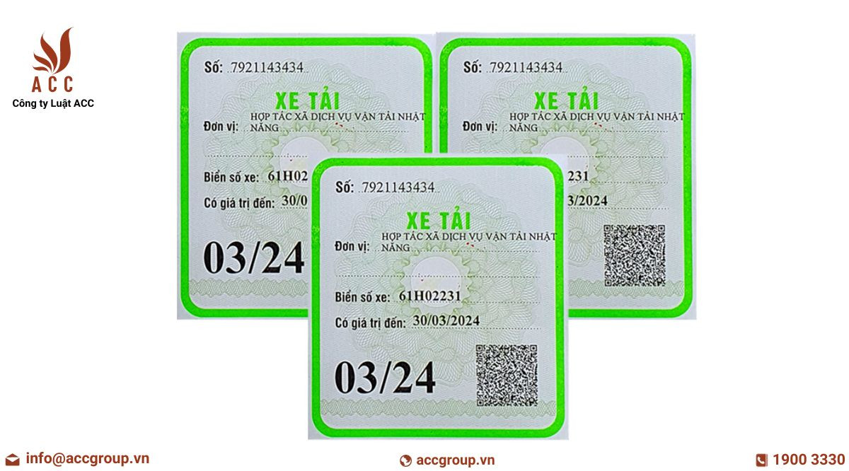 Không dán phù hiệu xe tải bị xử phạt như thế nào?
