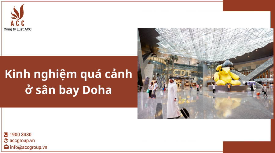 Kinh nghiệm quá cảnh ở sân bay Doha