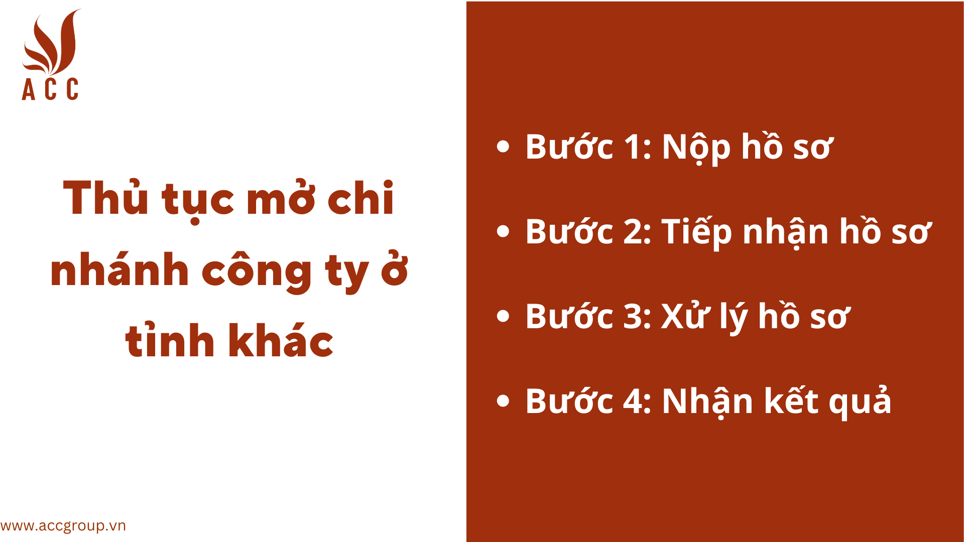 Thủ tục mở chi nhánh công ty ở tỉnh khác