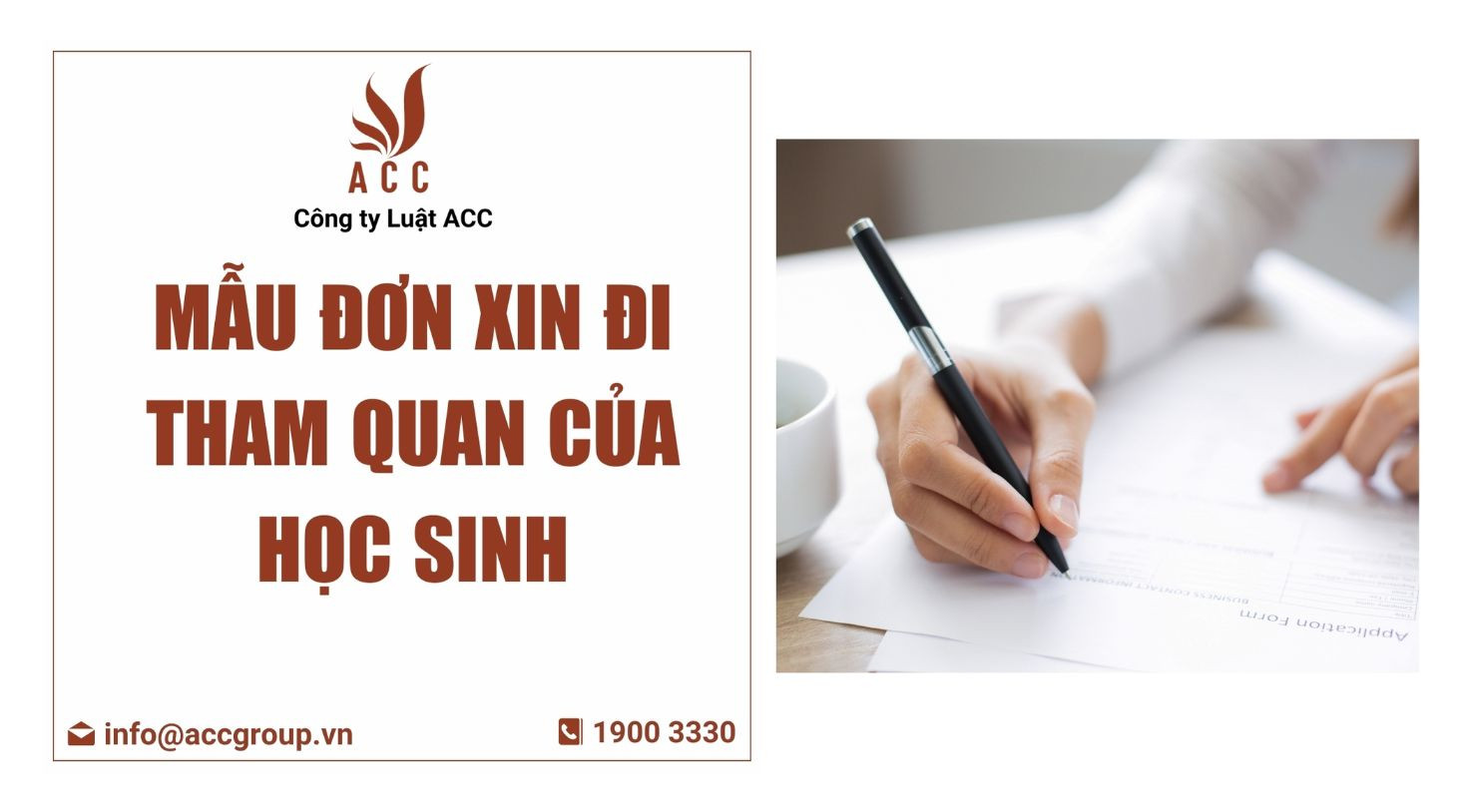 Mẫu đơn xin đi tham quan của học sinh