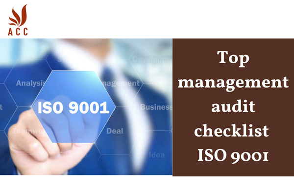 Top management audit checklist iso 9001