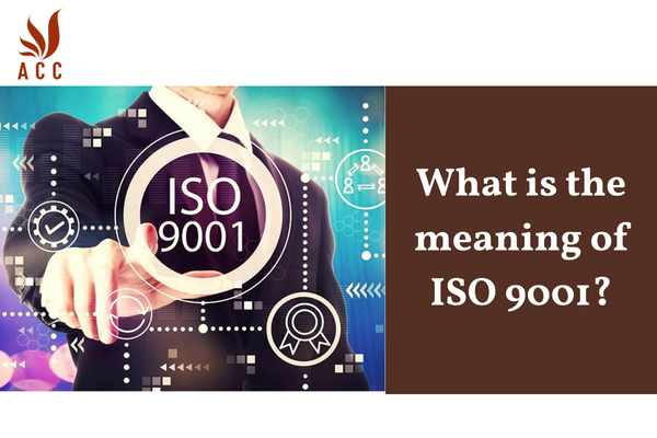 What is the meaning of ISO 9001?