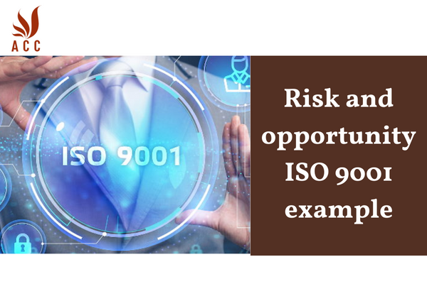 Risk and opportunity ISO 9001 example