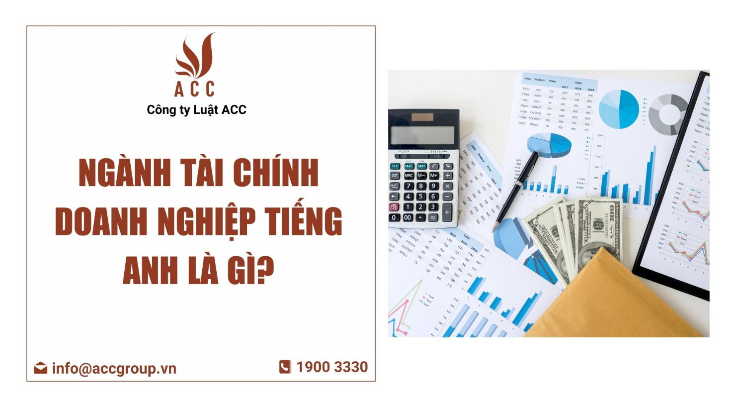 Ngành tài chính doanh nghiệp tiếng anh là gì