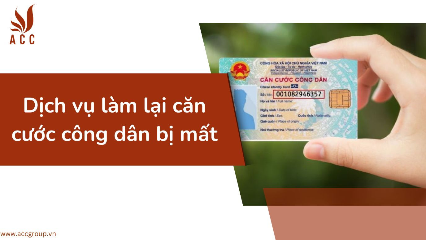 Dịch vụ làm lại căn cước công dân bị mất tại Biên Hòa