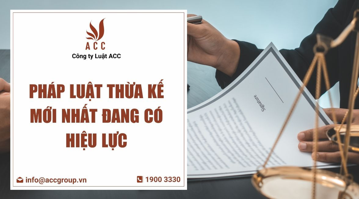 Pháp luật thừa kế mới nhất đang có hiệu lực