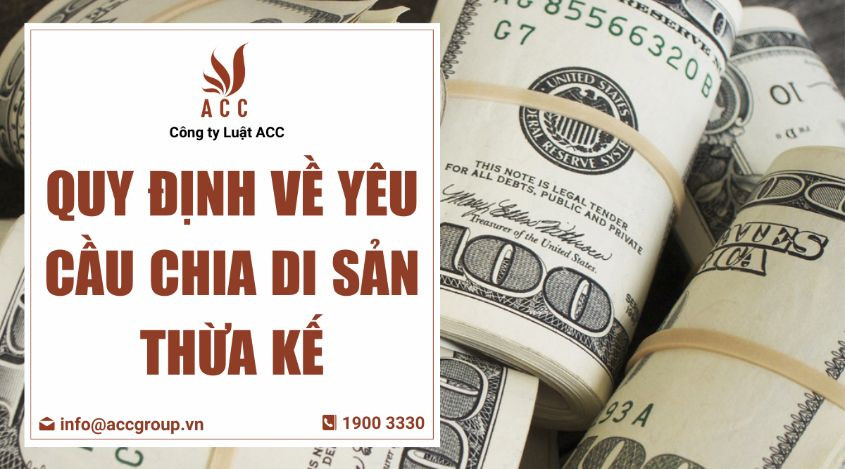 Yêu cầu chia di sản thừa kế