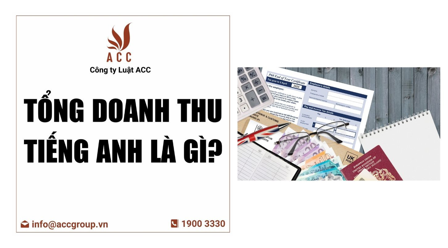 Tổng Doanh thu tiếng Anh là gì