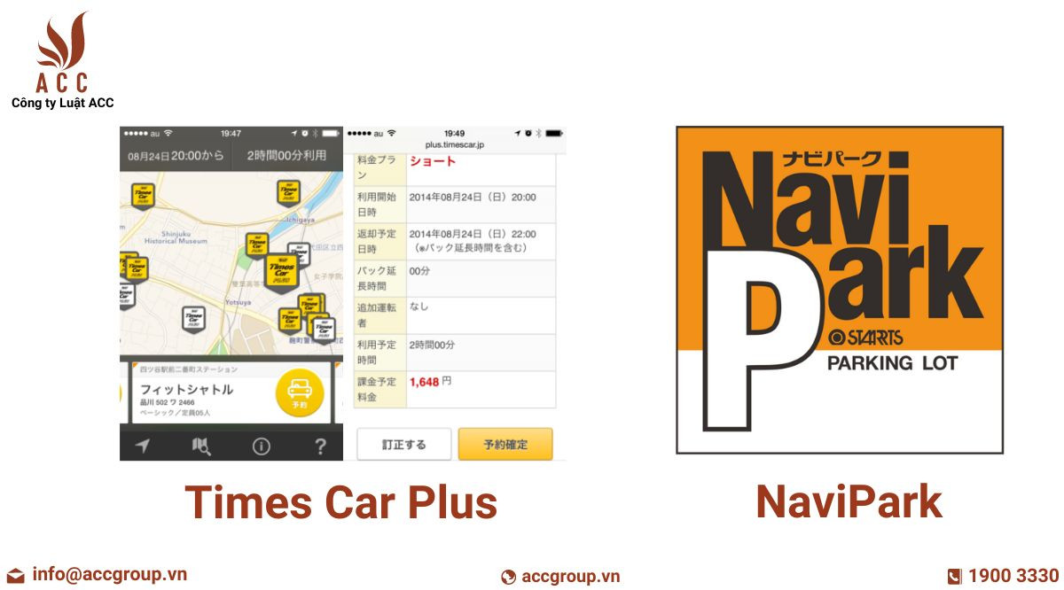 Tổng hợp app tìm bãi đỗ xe ở Nhật Bản