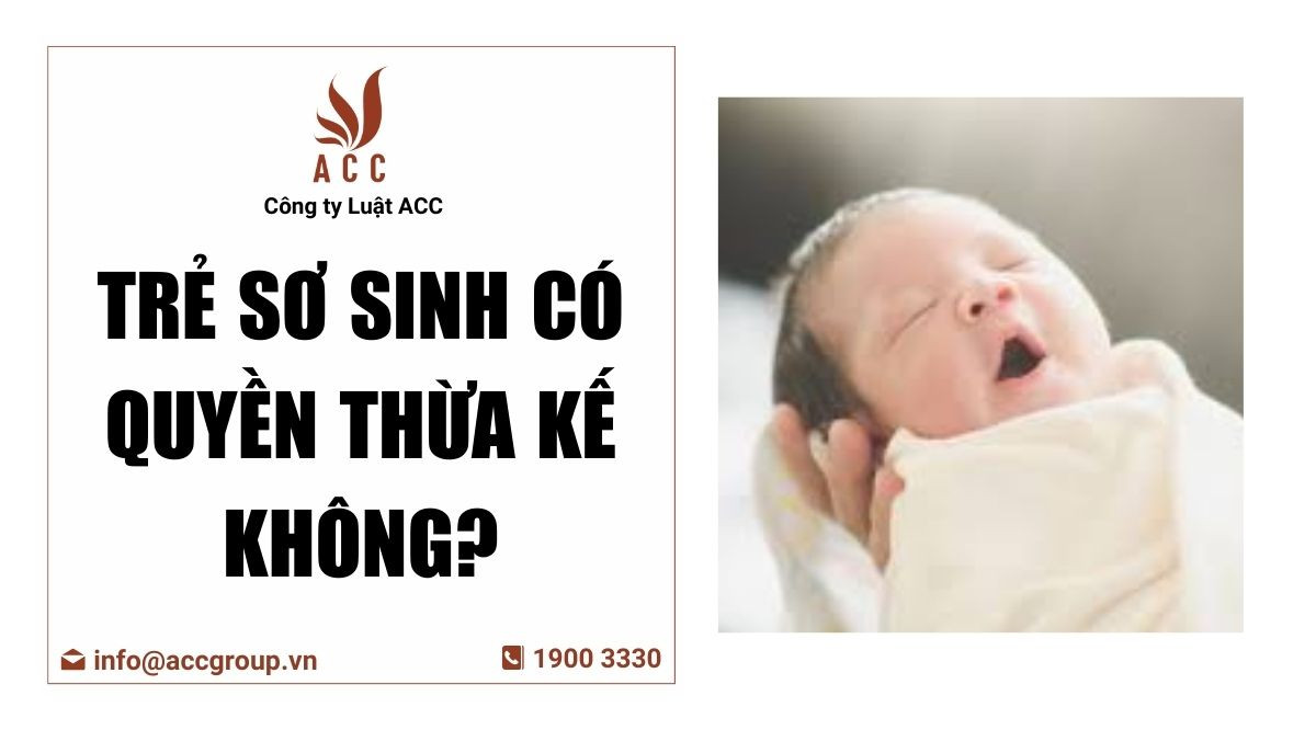 Trẻ sơ sinh có quyền thừa kế không?