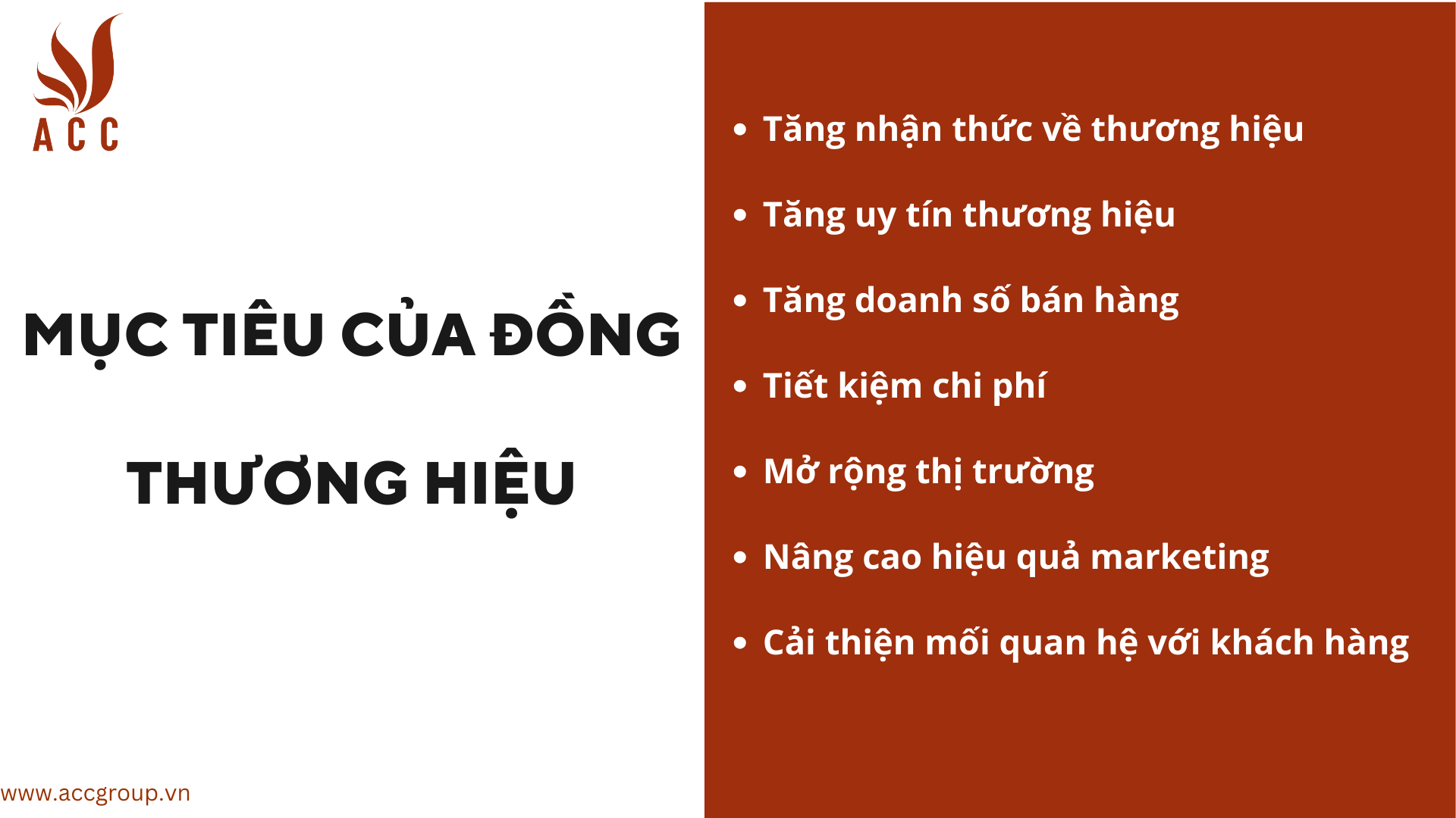 Mục tiêu của đồng thương hiệu